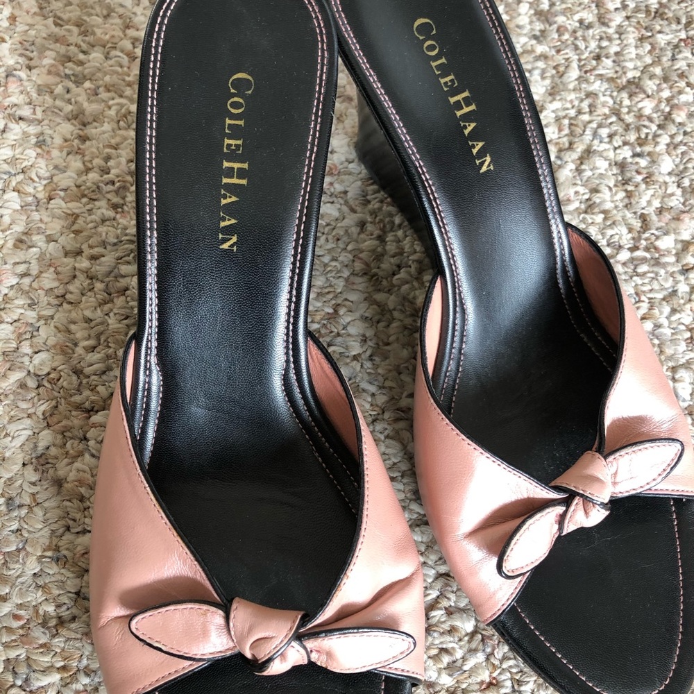 Cole Haan Pink mules